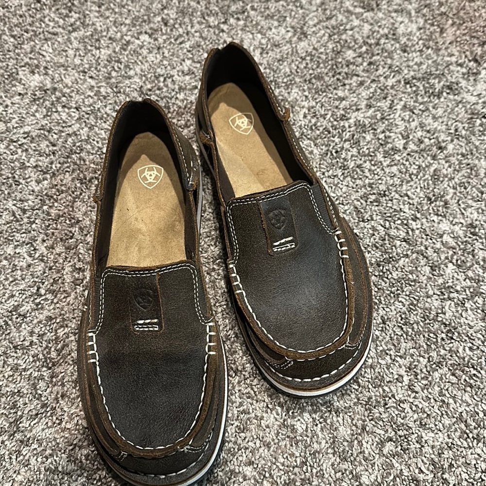 Ariat  brown loafer. Brand new, never worn.